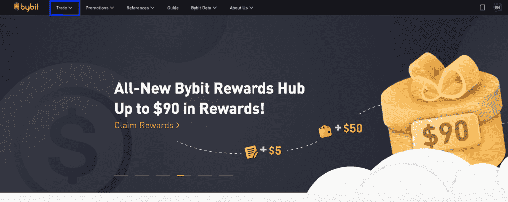 Bybit short altcoin trading interface screenshot
