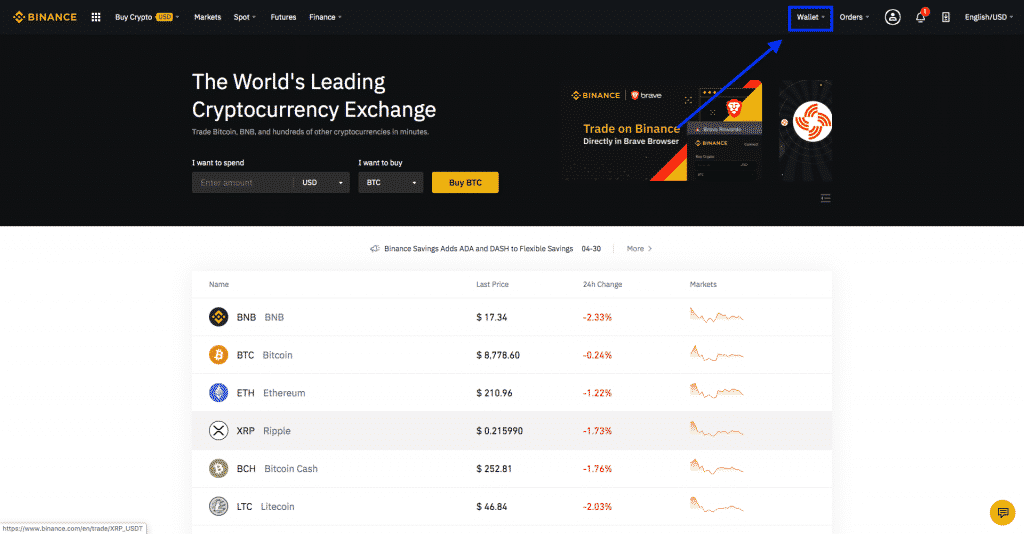 wallet for crypto beginners on binance