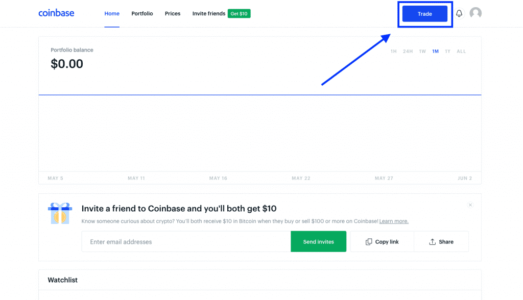 buy coins on coinbase