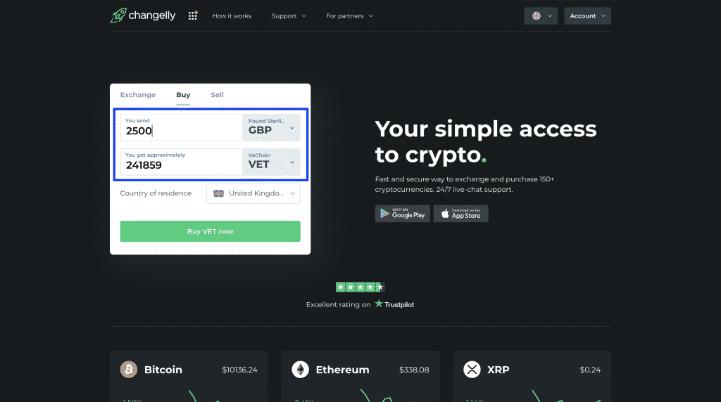 how to invest in cryptocurrency on changelly