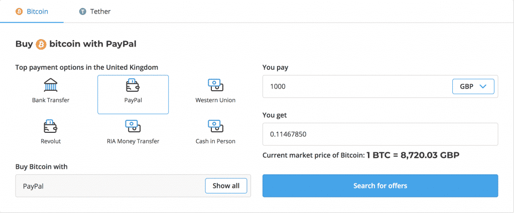 How to Buy Bitcoin in UK with PayPal