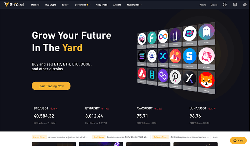 bityard home page